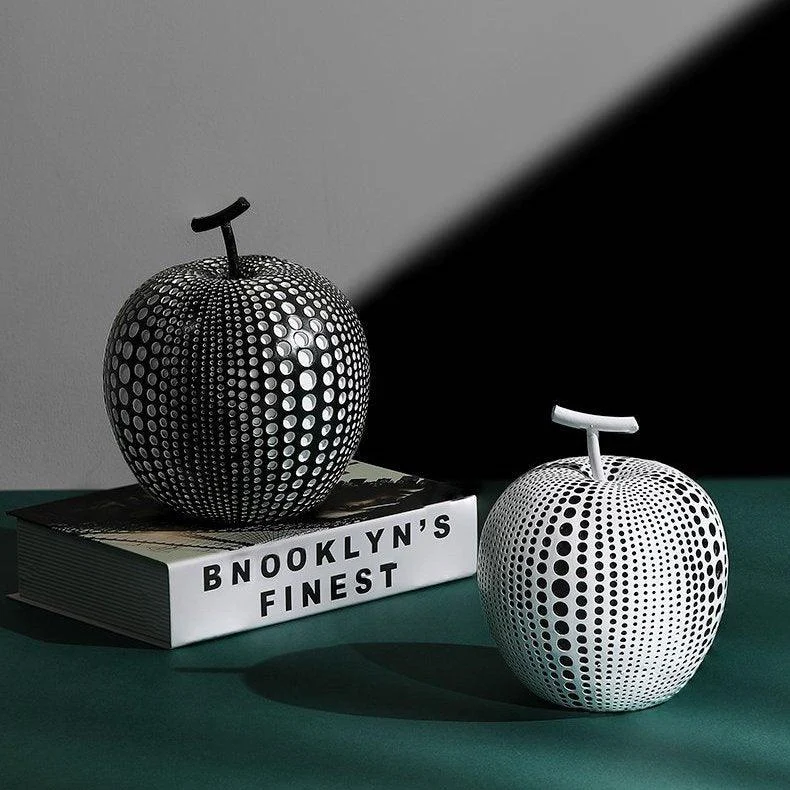 ModernAppleOrnament-Homeko4 Modern Apple Ornament - Homeko
