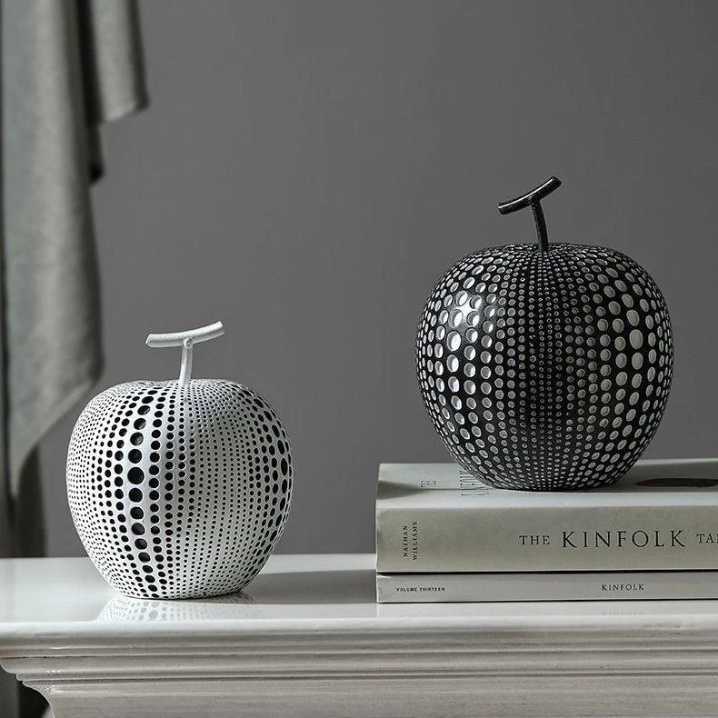 ModernAppleOrnament-Homeko6 Modern Apple Ornament - Homeko