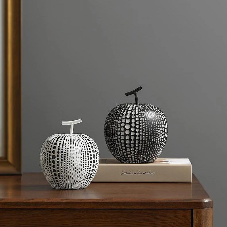 ModernAppleOrnament-Homeko9 Modern Apple Ornament - Homeko