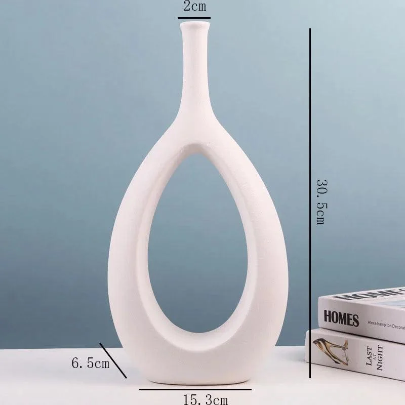 ModernArtHollowFlowerVase-Homeko9 Modern Art Hollow Flower Vase - Homeko