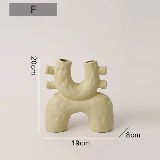 ModernCeramicSculptureVase-Homeko1 Modern Ceramic Sculpture Vase - Homeko