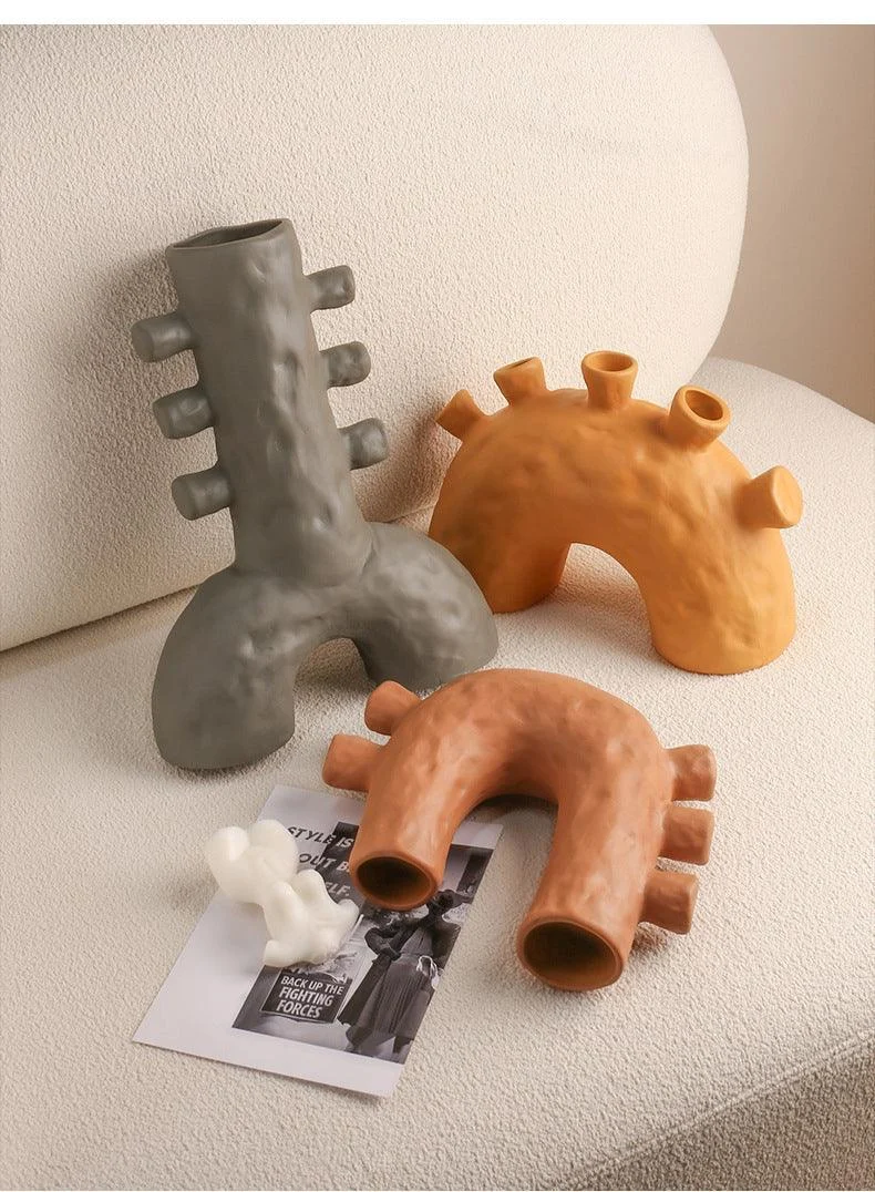 ModernCeramicSculptureVase-Homeko5 Modern Ceramic Sculpture Vase - Homeko