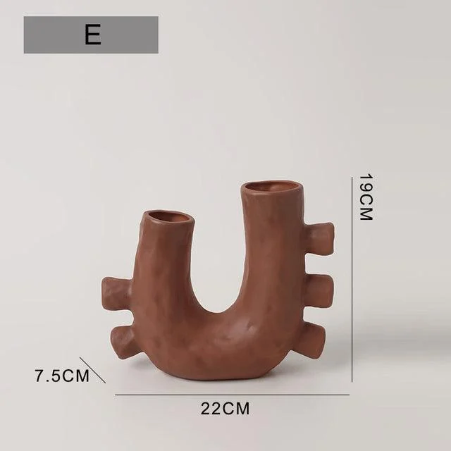 ModernCeramicSculptureVase-Homeko7 Modern Ceramic Sculpture Vase - Homeko