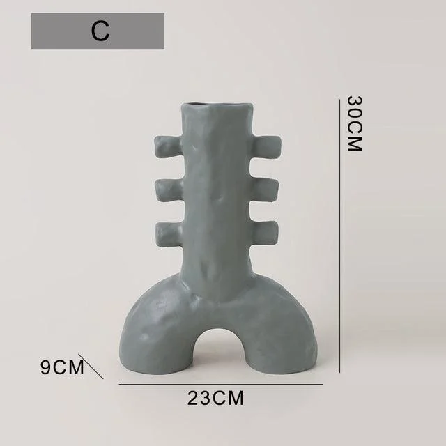 ModernCeramicSculptureVase-Homeko9 Modern Ceramic Sculpture Vase - Homeko