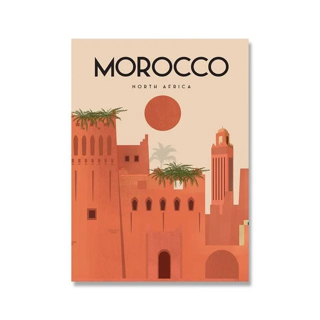 ModernCityLandscapePoster-Homeko12 Modern City Landscape Poster - Homeko