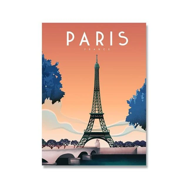 ModernCityLandscapePoster-Homeko5 Modern City Landscape Poster - Homeko