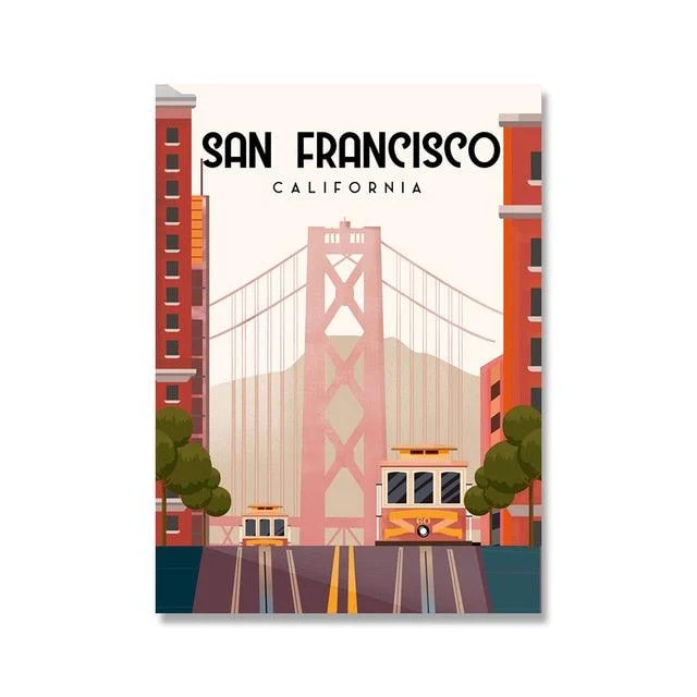ModernCityLandscapePoster-Homeko7 Modern City Landscape Poster - Homeko