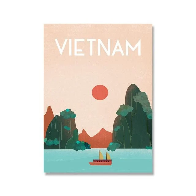 ModernCityLandscapePoster-Homeko9 Modern City Landscape Poster - Homeko