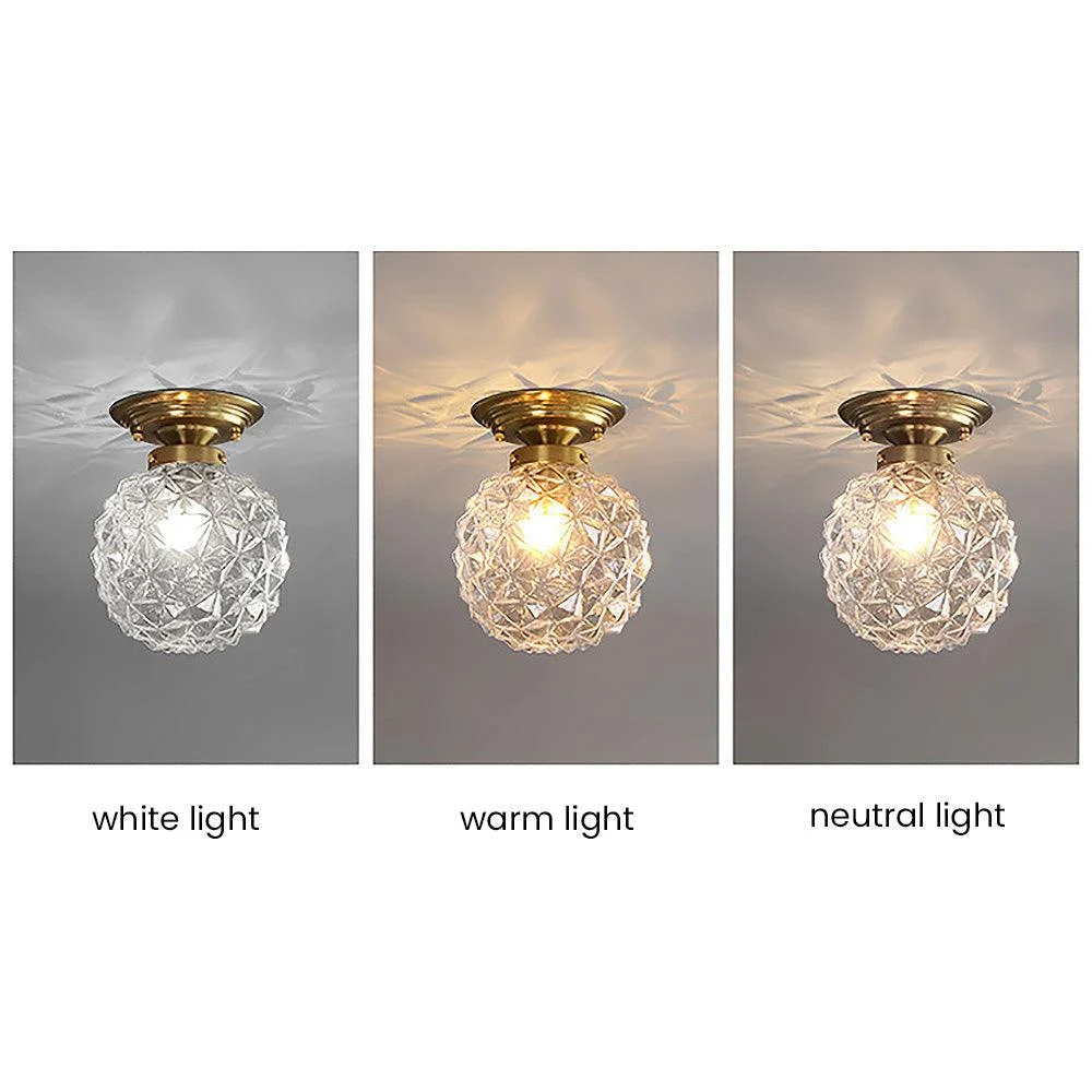 ModernClearGlassBallCeilingLampforHallway-Homeko4 Modern Clear Glass Ball Ceiling Lamp for Hallway - Homeko