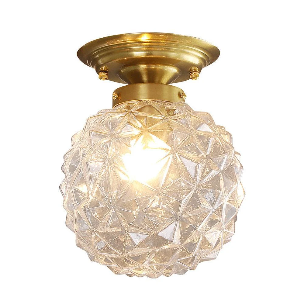 ModernClearGlassBallCeilingLampforHallway-Homeko9 Modern Clear Glass Ball Ceiling Lamp for Hallway - Homeko