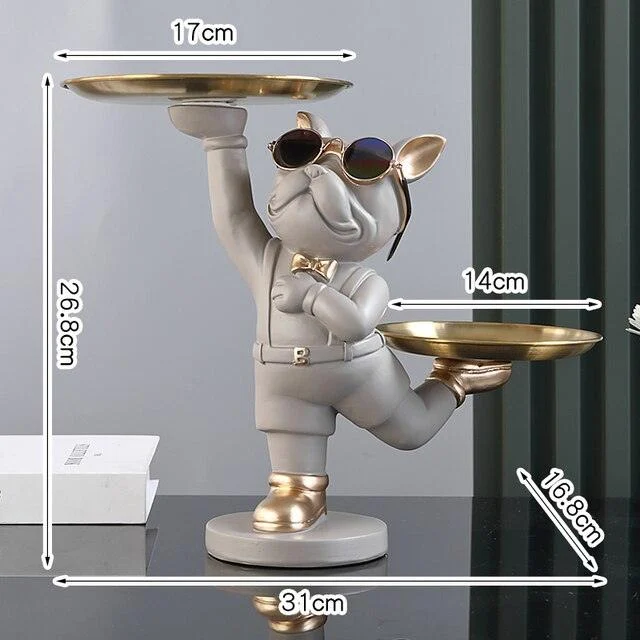 ModernFrenchBulldogTray-Homeko12 Modern French Bulldog Tray - Homeko