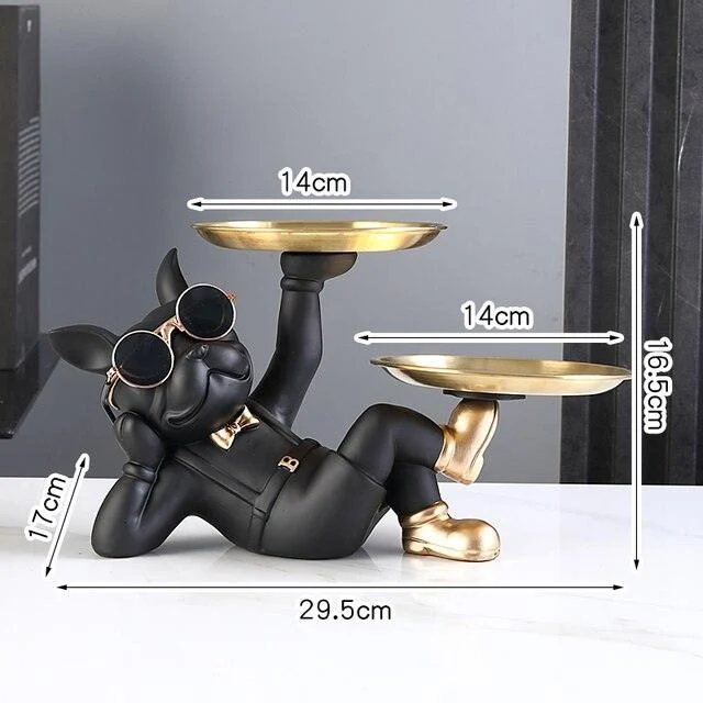 ModernFrenchBulldogTray-Homeko9 Modern French Bulldog Tray - Homeko