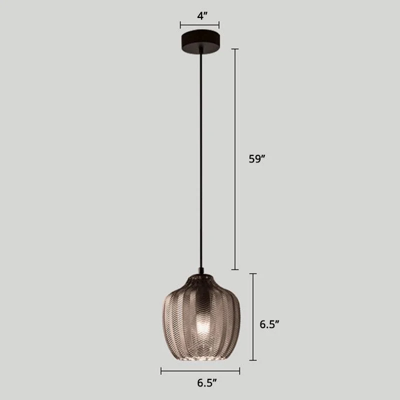 ModernGlassPendantLightwithWaveShadeforDiningRoom-Homeko15 Modern Glass Pendant Light with Wave Shade for Dining Room - Homeko