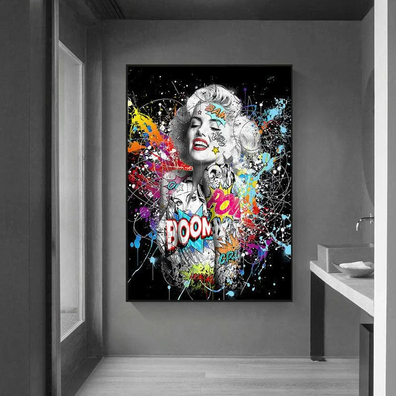 ModernGraffitiArtPoster-Homeko3 Modern Graffiti Art Poster - Homeko