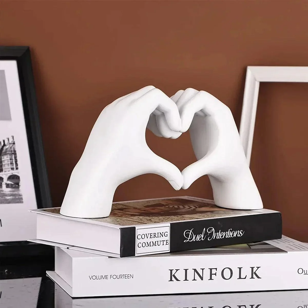 ModernHeartGestureSculpture-Homeko3 Modern Heart Gesture Sculpture - Homeko