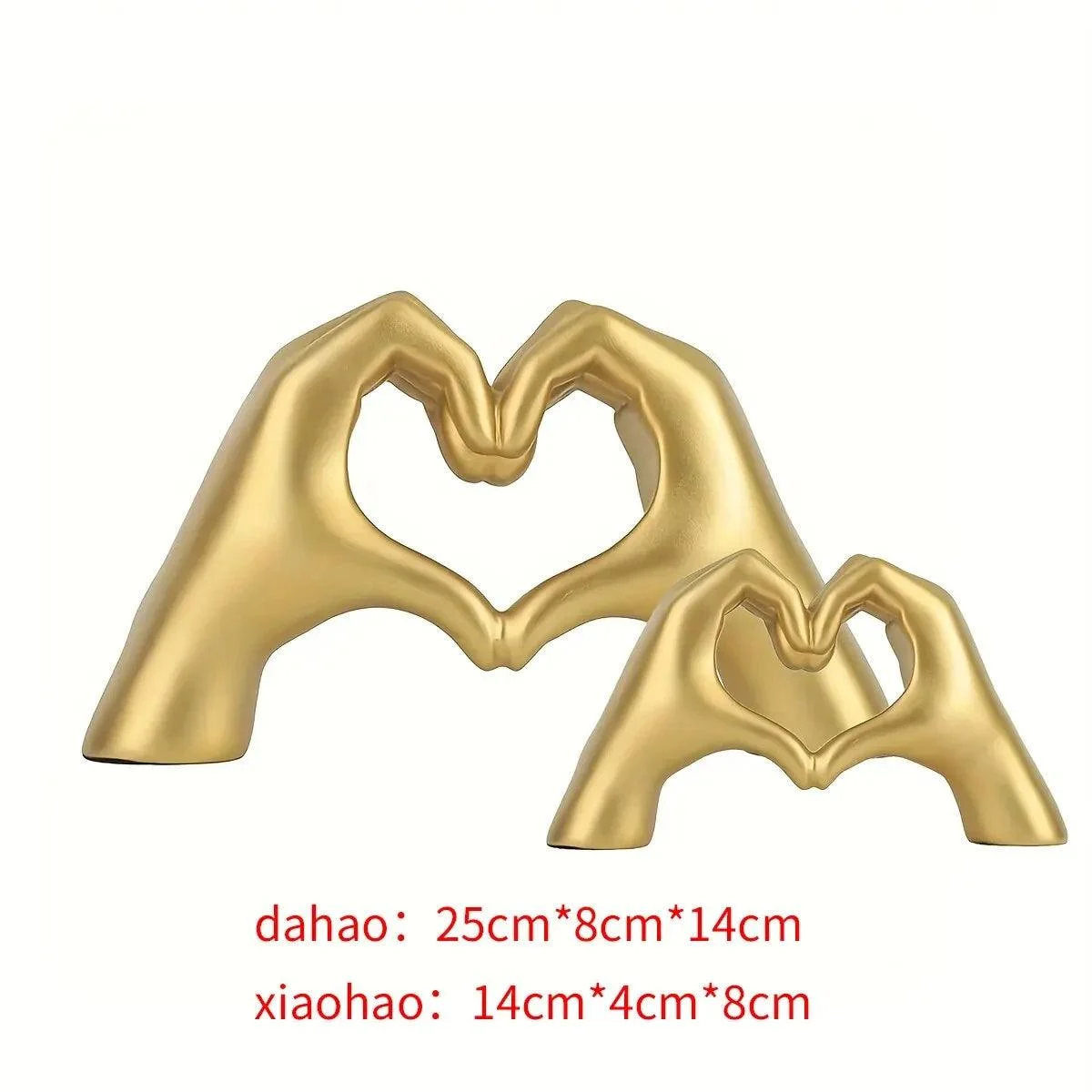 ModernHeartGestureSculpture-Homeko4 Modern Heart Gesture Sculpture - Homeko