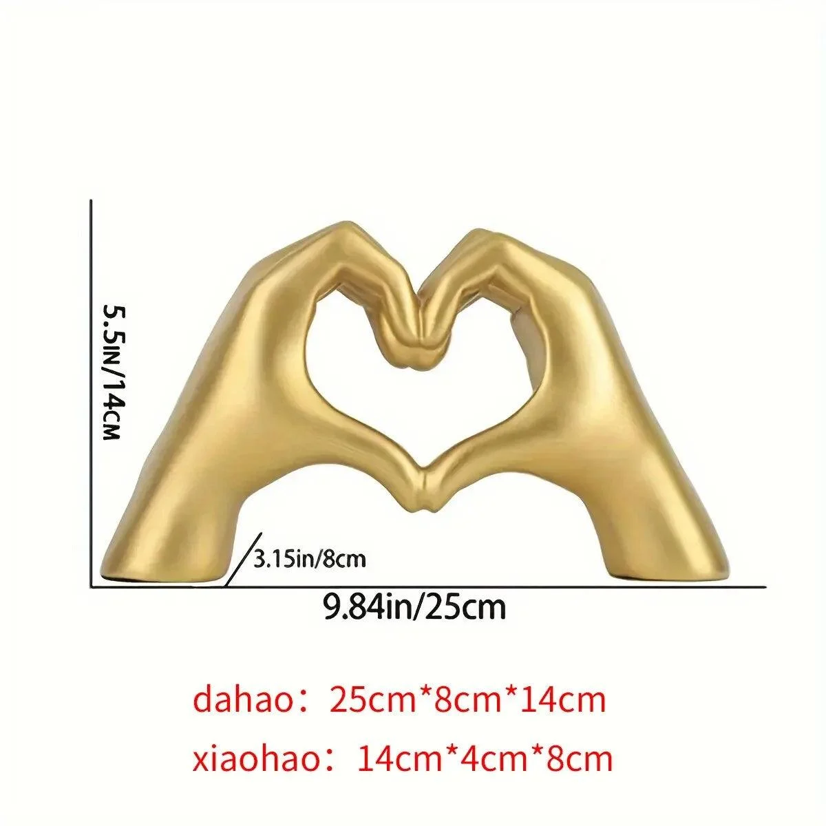 ModernHeartGestureSculpture-Homeko8 Modern Heart Gesture Sculpture - Homeko