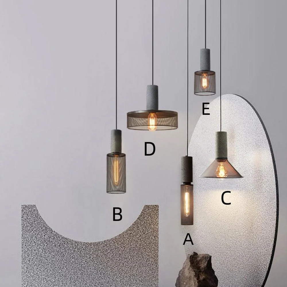 ModernIndustrialStyleCementMetalPendantLight_5 Modernindustrialstylecementmetalpendantlight 5