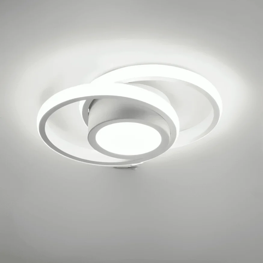 ModernLEDCeilingLamp-2RingsCreativeDesign-Homeko1 Modern LED Ceiling Lamp - 2 Rings Creative Design - Homeko