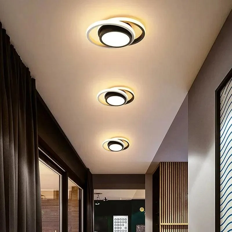 ModernLEDCeilingLamp-2RingsCreativeDesign-Homeko3 Modern LED Ceiling Lamp - 2 Rings Creative Design - Homeko