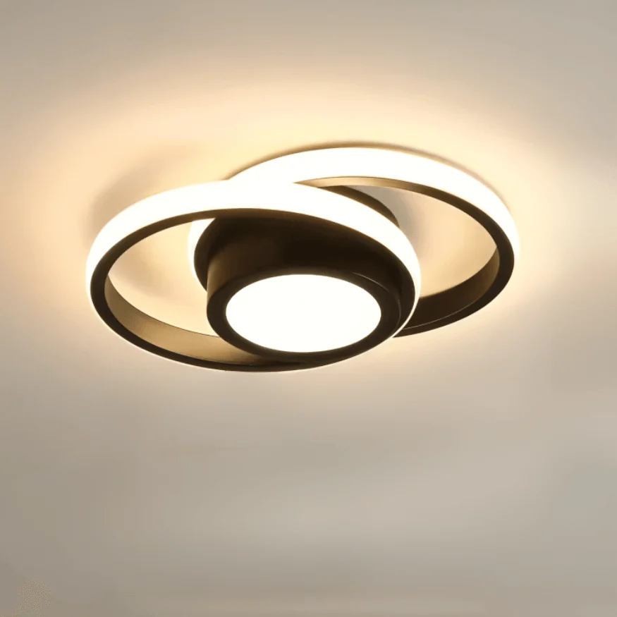ModernLEDCeilingLamp-2RingsCreativeDesign-Homeko5 Modern LED Ceiling Lamp - 2 Rings Creative Design - Homeko