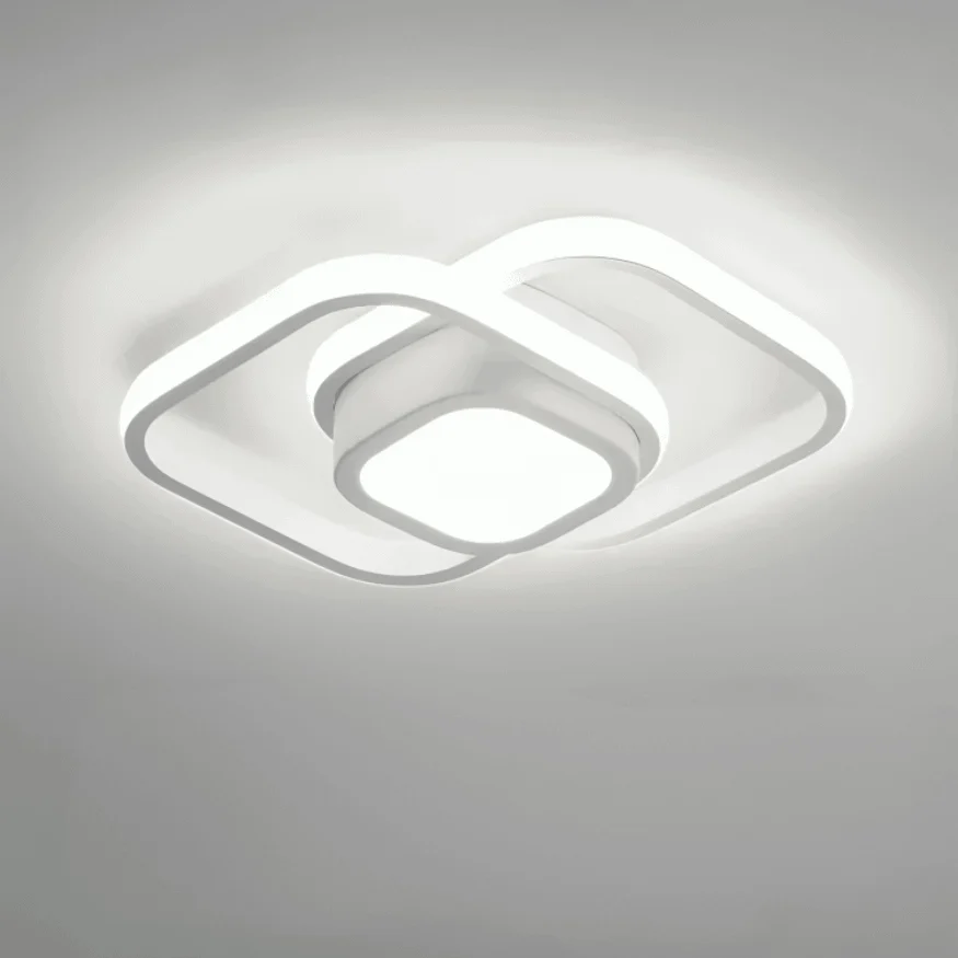 ModernLEDCeilingLamp-2RingsCreativeDesign-Homeko8 Modern LED Ceiling Lamp - 2 Rings Creative Design - Homeko