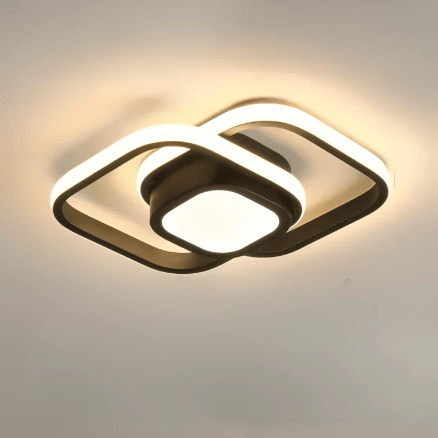 ModernLEDCeilingLamp-2RingsCreativeDesign-Homeko9 Modern LED Ceiling Lamp - 2 Rings Creative Design - Homeko