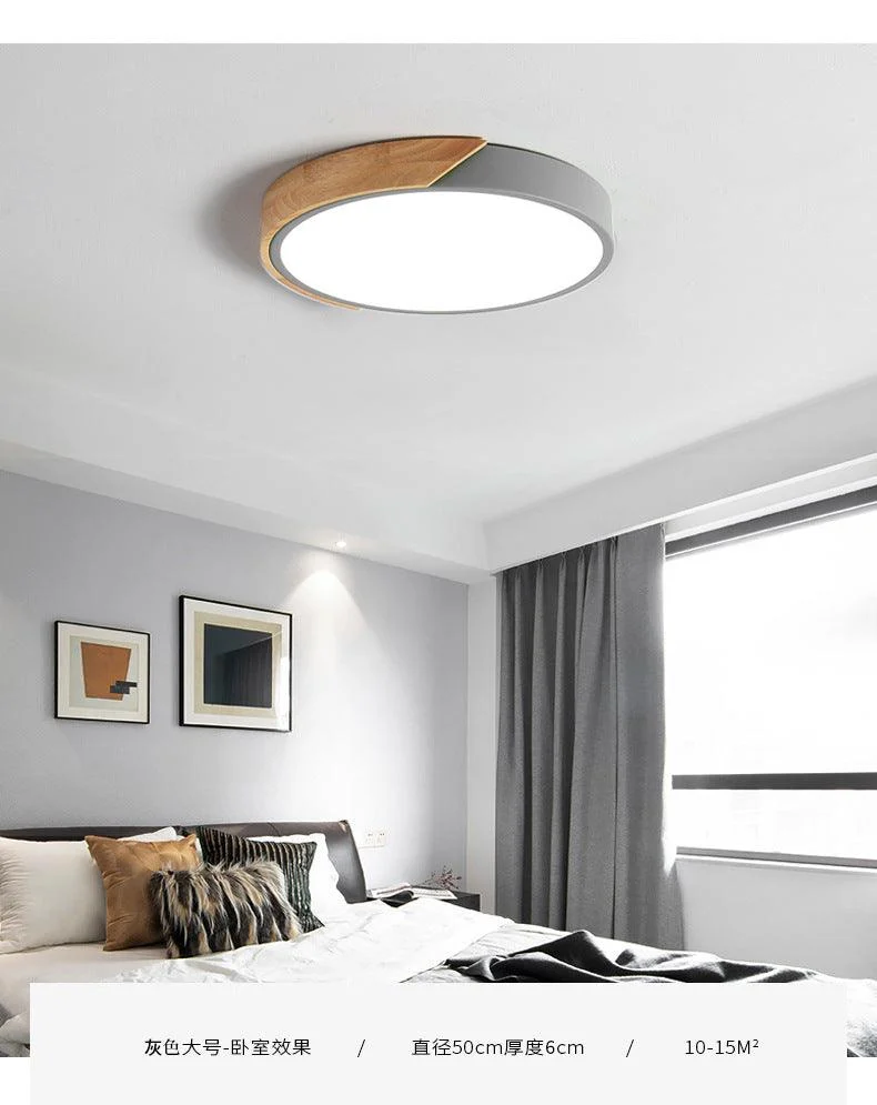 ModernLEDCeilingLampforBedroom-AcrylicandMetalRoundRecessedLamp-Homeko10 Modern LED Ceiling Lamp for Bedroom - Acrylic and Metal Round Recessed Lamp - Homeko