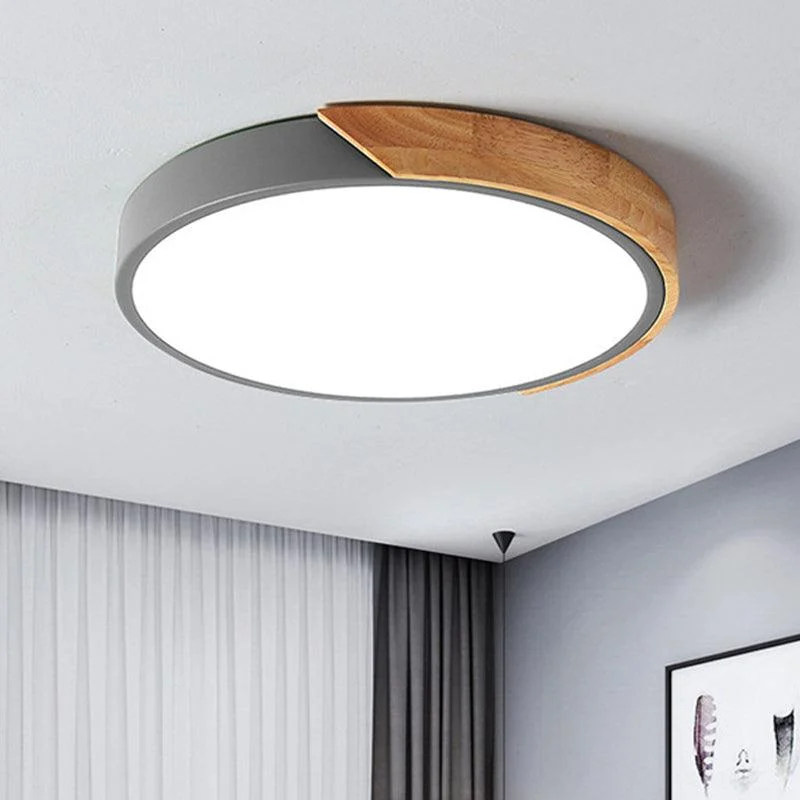 ModernLEDCeilingLampforBedroom-AcrylicandMetalRoundRecessedLamp-Homeko13 Modern LED Ceiling Lamp for Bedroom - Acrylic and Metal Round Recessed Lamp - Homeko
