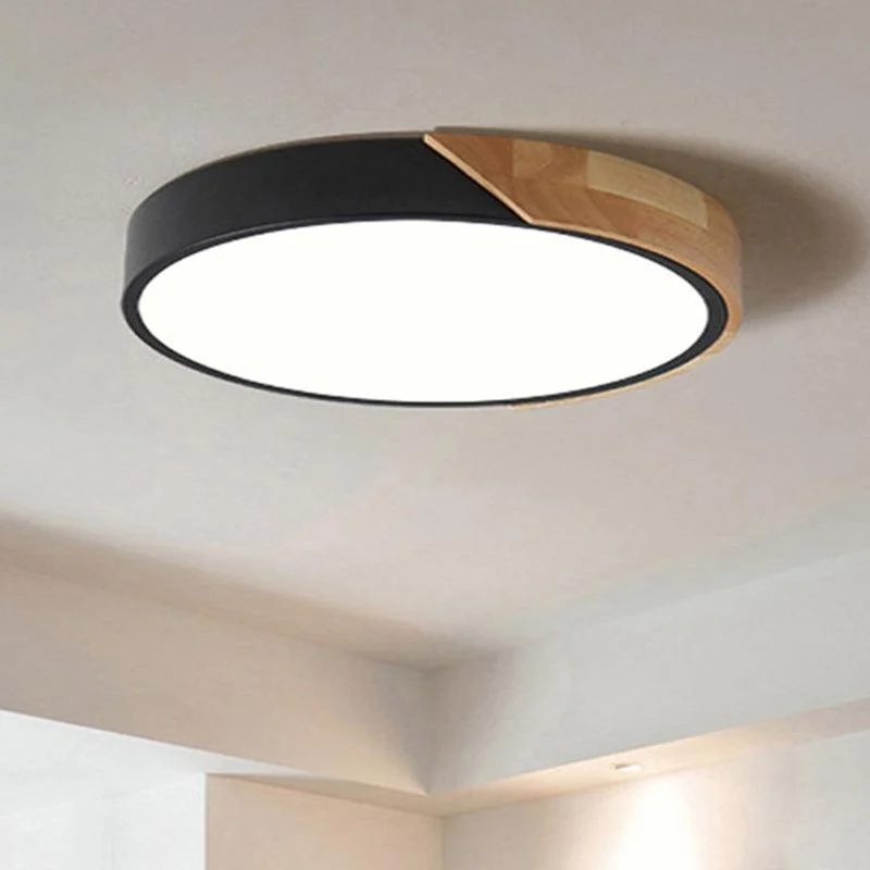 ModernLEDCeilingLampforBedroom-AcrylicandMetalRoundRecessedLamp-Homeko14 Modern LED Ceiling Lamp for Bedroom - Acrylic and Metal Round Recessed Lamp - Homeko