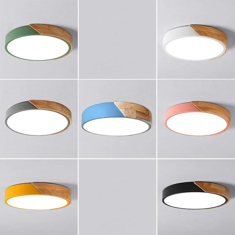 ModernLEDCeilingLampforBedroom-AcrylicandMetalRoundRecessedLamp-Homeko4 Modern LED Ceiling Lamp for Bedroom - Acrylic and Metal Round Recessed Lamp - Homeko