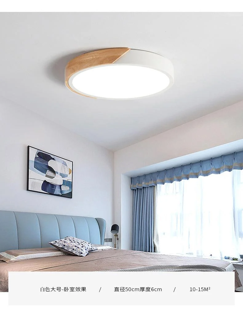 ModernLEDCeilingLampforBedroom-AcrylicandMetalRoundRecessedLamp-Homeko8 Modern LED Ceiling Lamp for Bedroom - Acrylic and Metal Round Recessed Lamp - Homeko