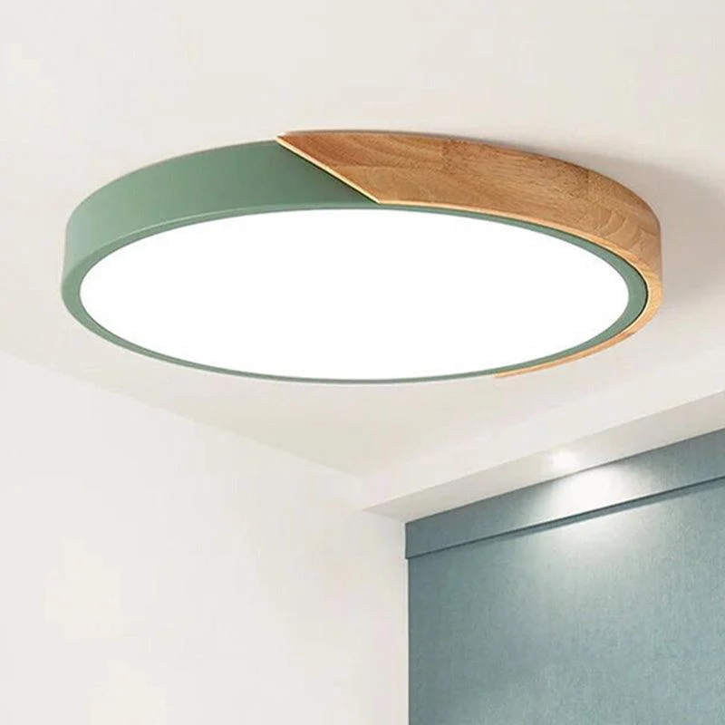 ModernLEDCeilingLampforBedroom-AcrylicandMetalRoundRecessedLamp-Homeko9 Modern LED Ceiling Lamp for Bedroom - Acrylic and Metal Round Recessed Lamp - Homeko