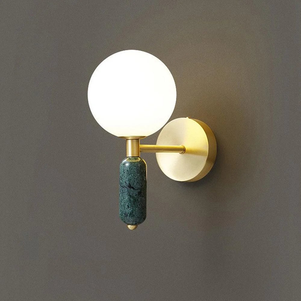 Modern Marble Bedside Lamp Wall Lamp - Homeko