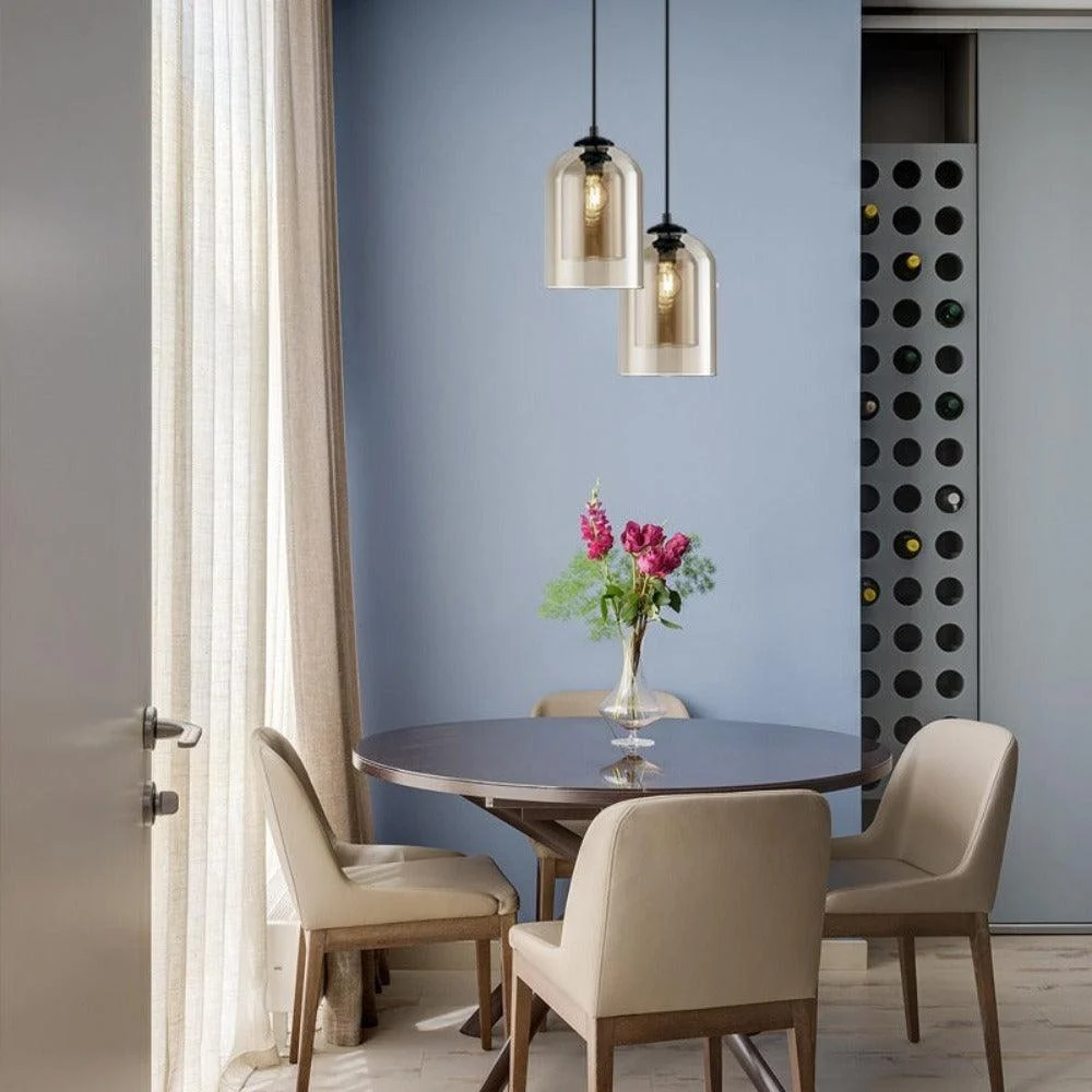 ModernMinimalistGlassPendantLamp-Homeko1 Modern Minimalist Glass Pendant Lamp - Homeko