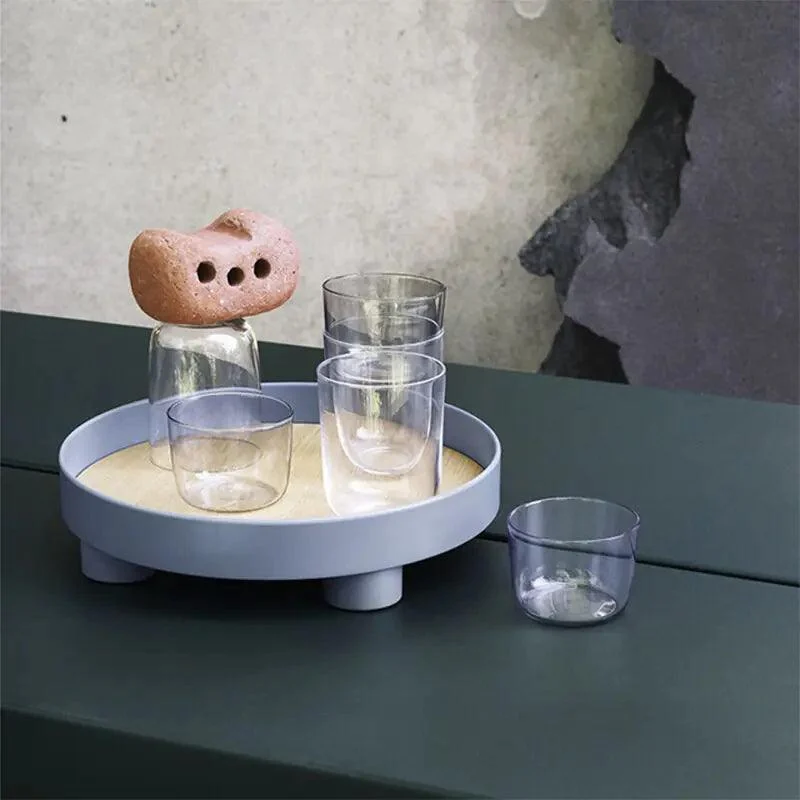 ModernRoundCounterOrganizationTrayWithLegs-Homeko4 Modern Round Counter Organization Tray With Legs - Homeko