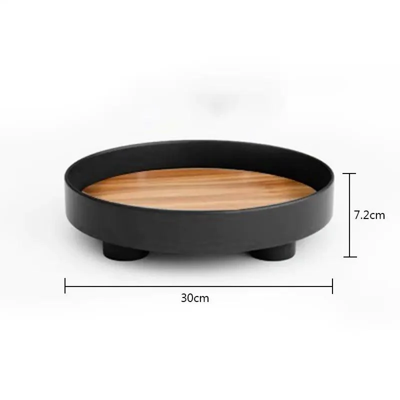 ModernRoundCounterOrganizationTrayWithLegs-Homeko6 Modern Round Counter Organization Tray With Legs - Homeko