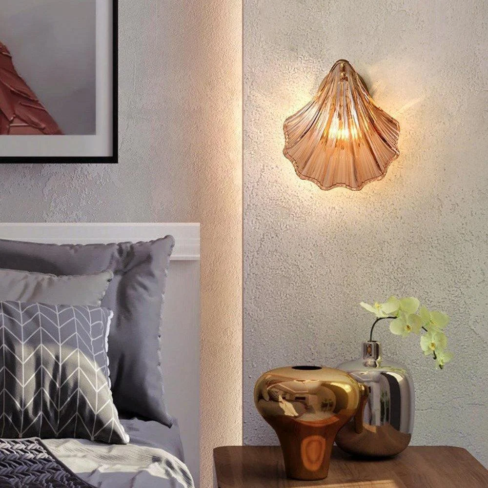 ModernSeaShellGlassWallLamp_17 Modernseashellglasswalllamp 17