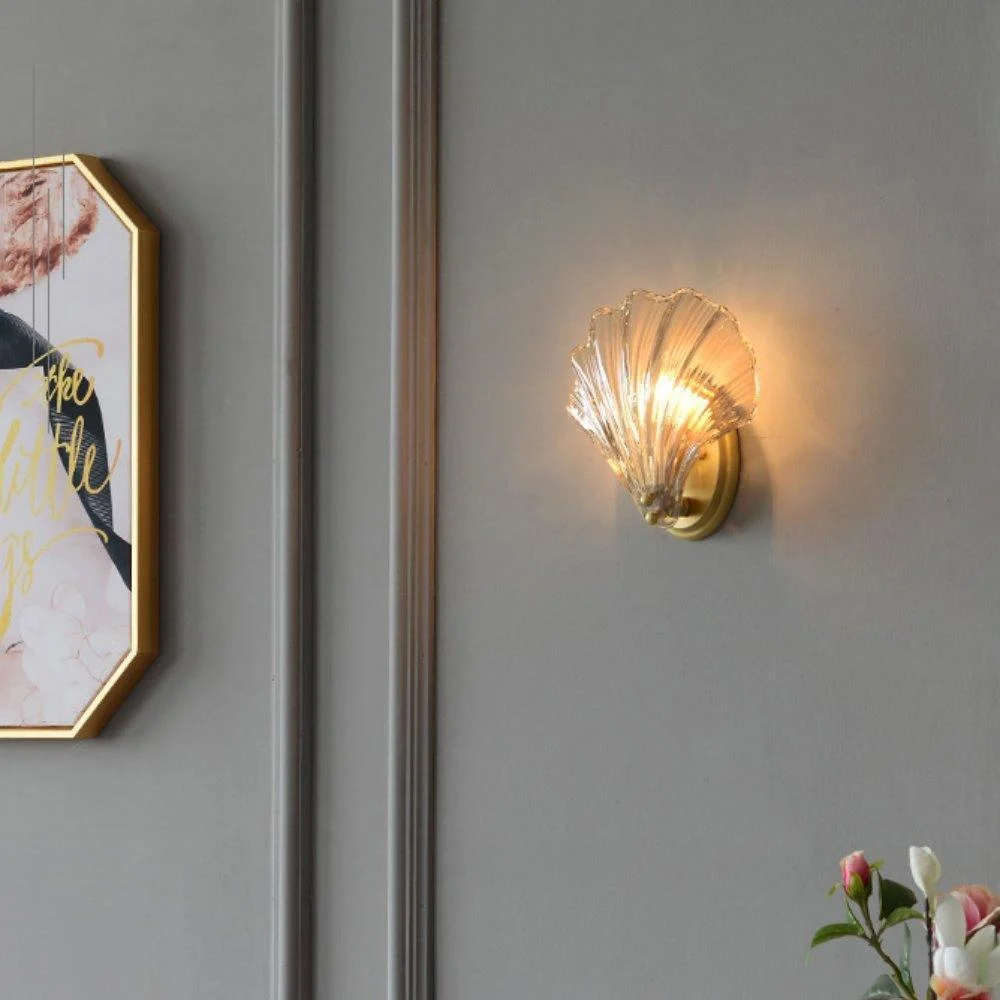 ModernSeaShellGlassWallLamp_22 Modernseashellglasswalllamp 22