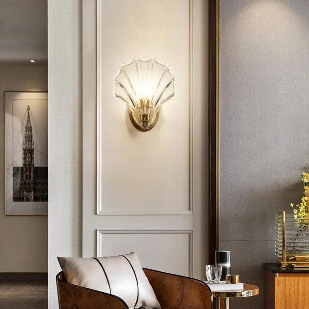 ModernSeaShellGlassWallLamp_24 Modernseashellglasswalllamp 24