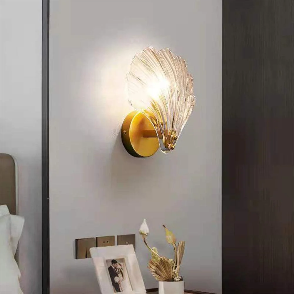 ModernSeaShellGlassWallLamp_3 Modernseashellglasswalllamp 3