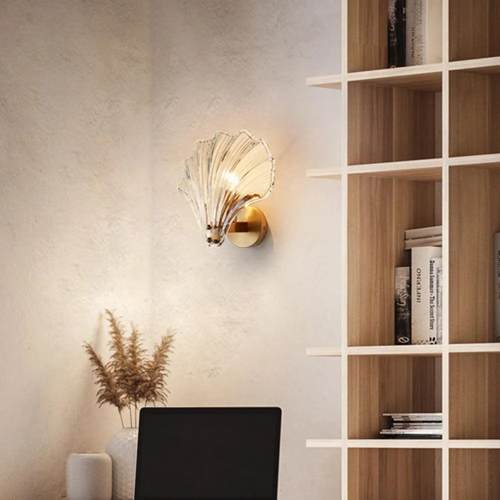 ModernSeaShellGlassWallLamp_9 Modernseashellglasswalllamp 9