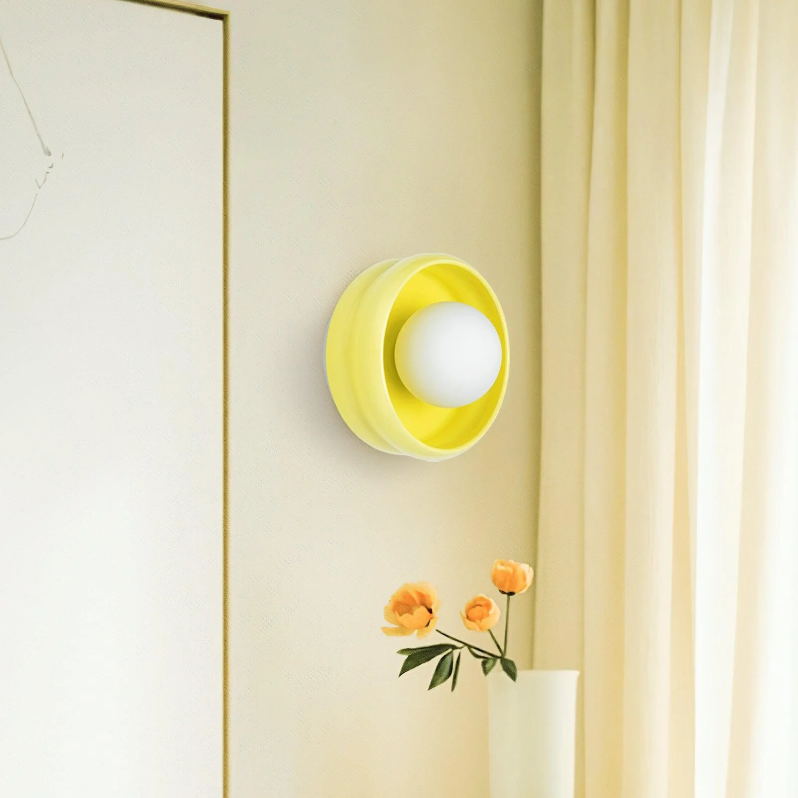 Modern Striped Simple Ceramic Wall Lamp - Homeko