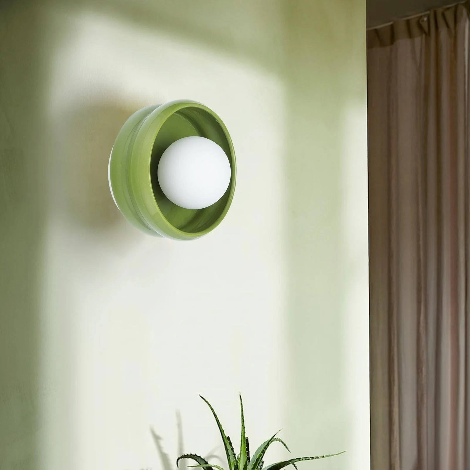 Modern Striped Simple Ceramic Wall Lamp - Homeko