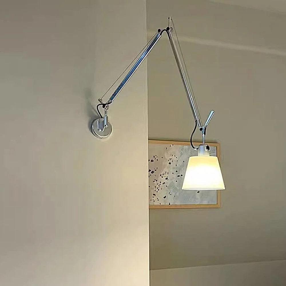Modern Swivel Silver Wall Lamp - Homeko