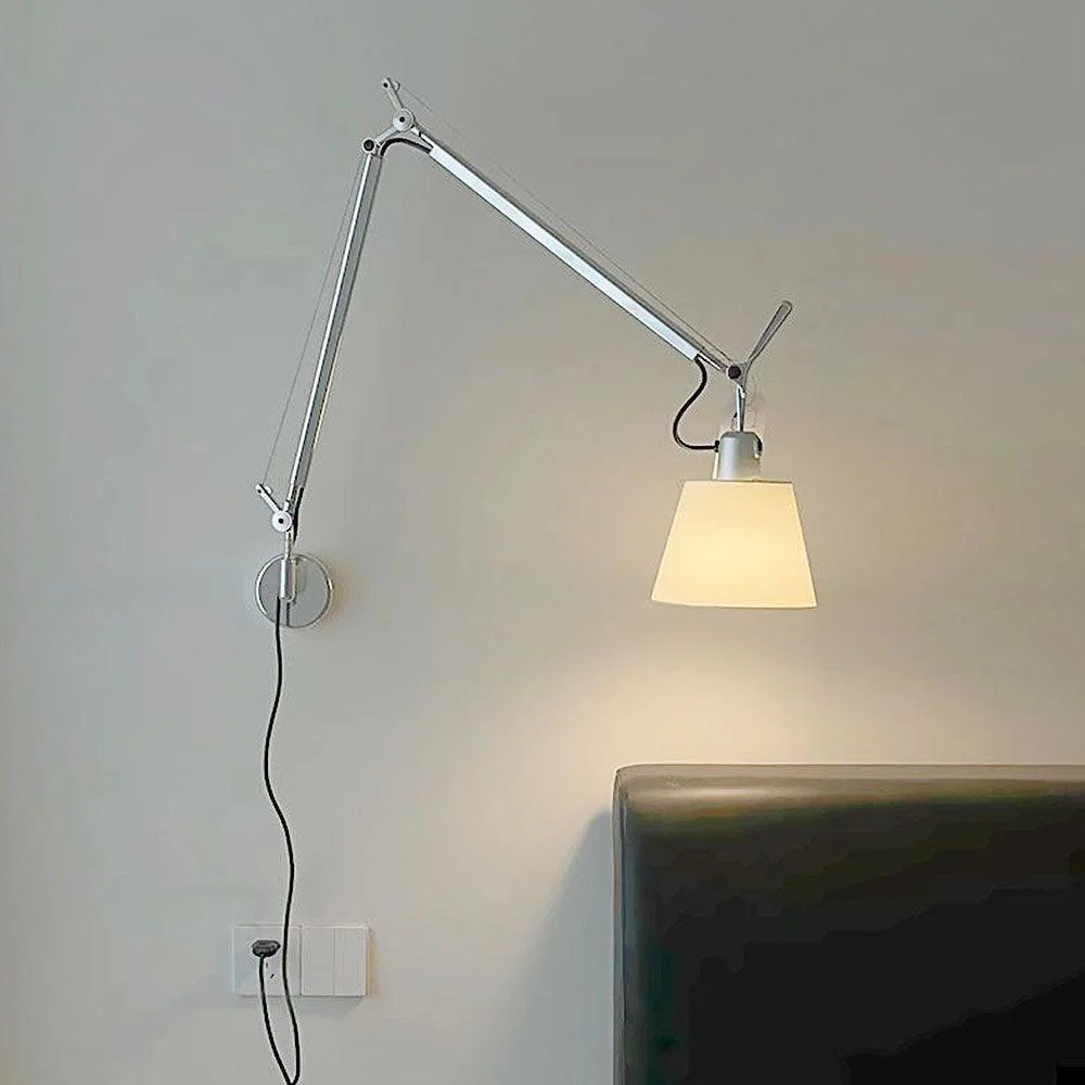 Modern Swivel Silver Wall Lamp - Homeko