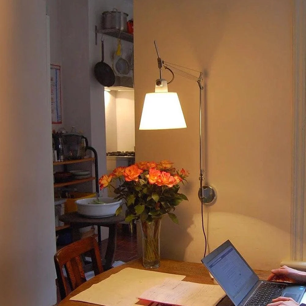 Modern Swivel Silver Wall Lamp - Homeko