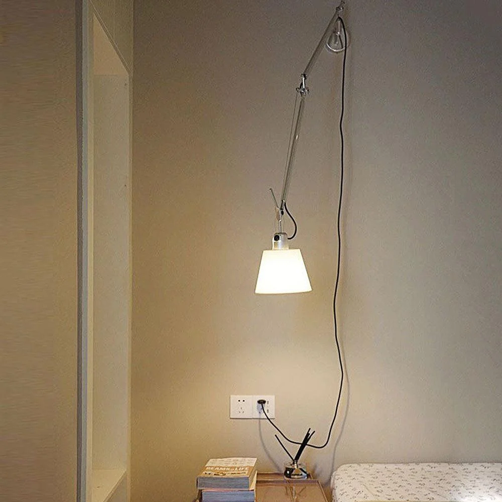 Modern Swivel Silver Wall Lamp - Homeko