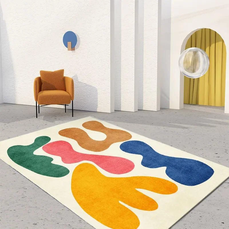 Modern Abstract Art Area Carpet -