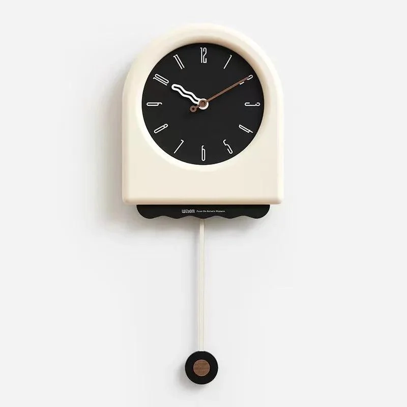 Modern_Arch_with_Wavy_Design_Pendulum_Clock_-_-4343421 Modern Arch with Wavy Design Pendulum Clock -